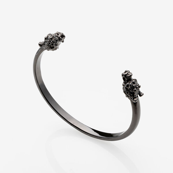 OX JEWELRy Limited Silver Bangle for KIRYU KAZUMA（ブラック）6.jpg